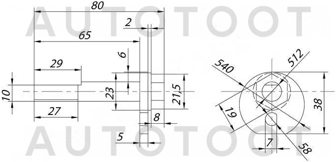 Эксцентрик задний -ST4819022030 Sat для TOYOTA CHASER, TOYOTA CRESTA, TOYOTA CROWN, TOYOTA MARK 2