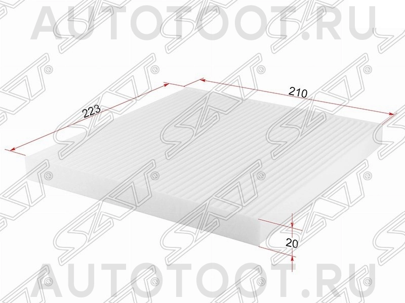 Фильтр салонный 1.2/1.5 -JDAC0090 Just Drive для NISSAN NOTE, NISSAN MARCH