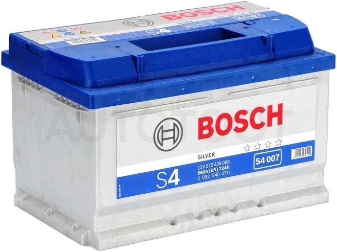 Аккумулятор BOSCH 72Ah 680A обратная полярность(-+)