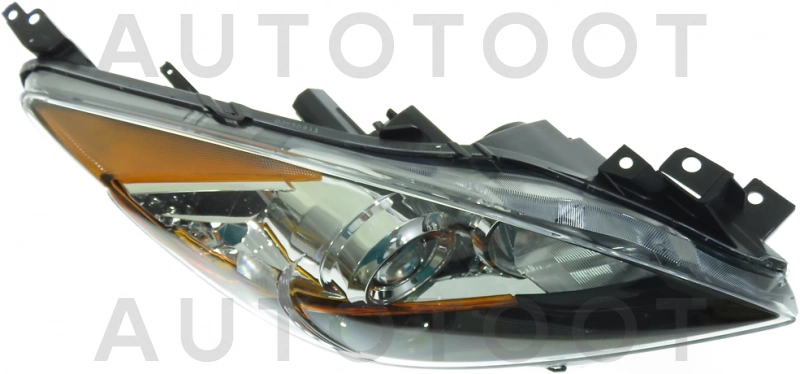 Фара правая (под корректор, линзованная, внутри черная) -2161158RLDEM2 Depo для MAZDA 3 (AXELA)