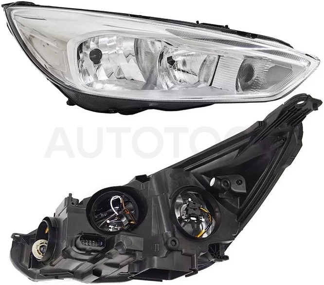 Фара Ford Focus 14-19 (Справа/ ДХО/ С электрокорректором)