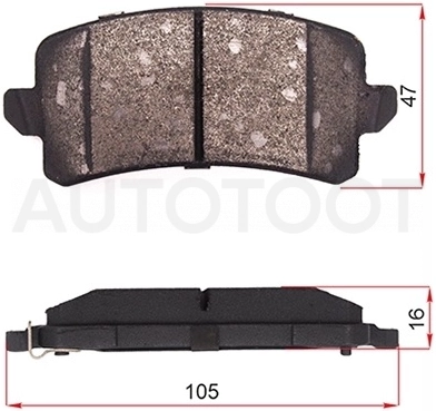Колодки тормозные задние 2WD -ST280136 Sat для HAVAL Jolion