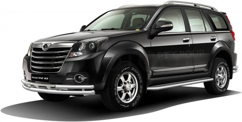 GREAT WALL HOVER H3 2014- Защита порогов вогнутая Ø63мм (НПС) - Артикул 13030201 - Производитель PT Group - Фото, Отзывы, Цены