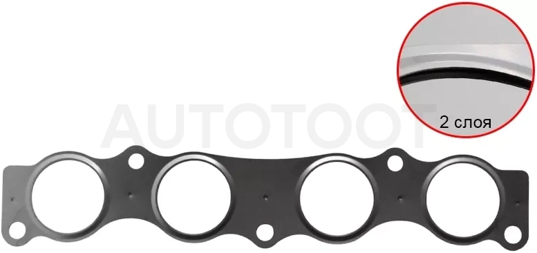Прокладка выпускного коллектора TOYOTA COROLLA,IST,AURIS 2,3ZRFE 06