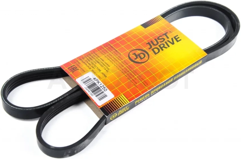 Ремень поликлиновый JD - Артикул 4PK1250 - Производитель Just Drive - Фото, Отзывы, Цены
