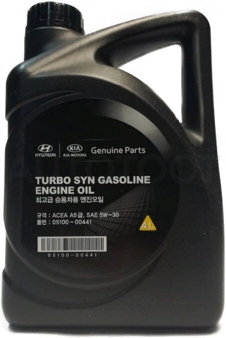 Масло моторное синтетическое Kia/Hyundai Turbo SYN Gasoline 5W-30 4л