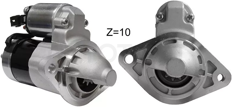 Стартер Toyota Avensis (T250) 03-08 / Corolla (E120) 00-07 / Pontiac Vibe 02-08 / Toyota Celica 99-06 / Corolla Verso 01-09 / Matrix 02-07 / MR2 99-07 (1,6 kW/ Z=10)