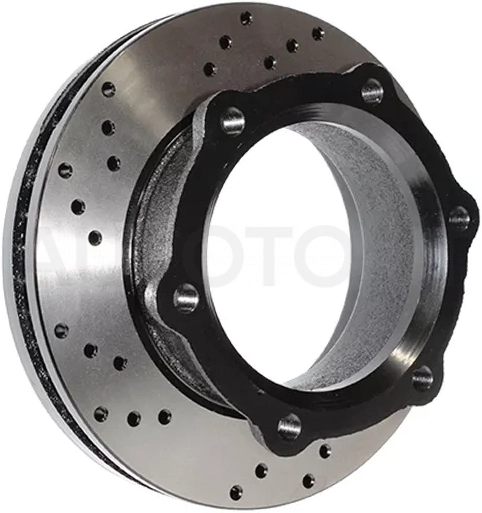 Комплект дисков тормозных передний перфорированные TOYOTA Dyna/ToyoAce XZU4## 03-, HINO 300, DUTRO