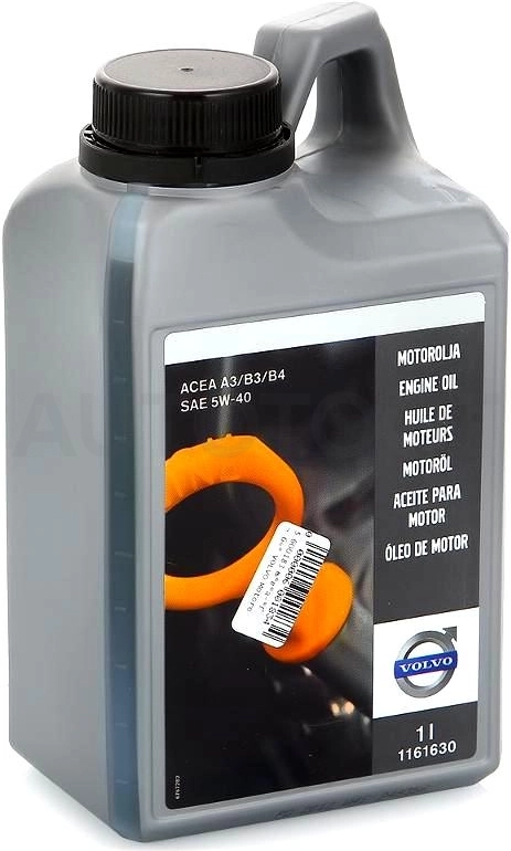 5W-40 Масло моторное синтетическое "ENGINE OIL 5W-40", 1л - Артикул 1161630 - Производитель Volvo - Фото, Отзывы, Цены