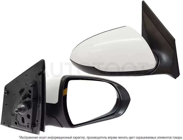 Зеркало Hyundai Solaris 17-22 / Solaris HS 24- (Справа/ Механическое) - Артикул ST160046 - Производитель Sat - Фото, Отзывы, Цены