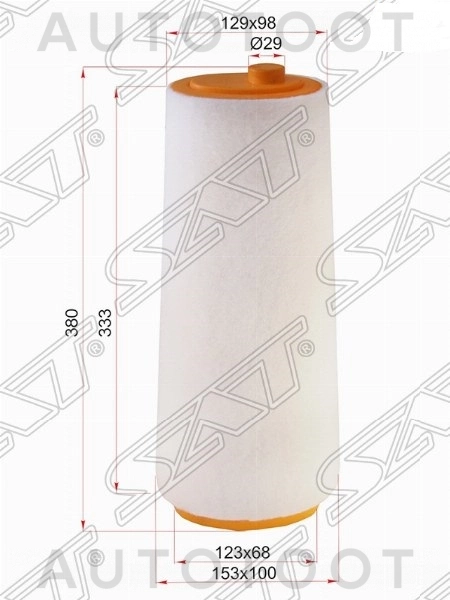 Фильтр воздушный 520d -ST13712246997 Sat для BMW 3SERIES, BMW 5SERIES, BMW X3, BMW 1SERIES