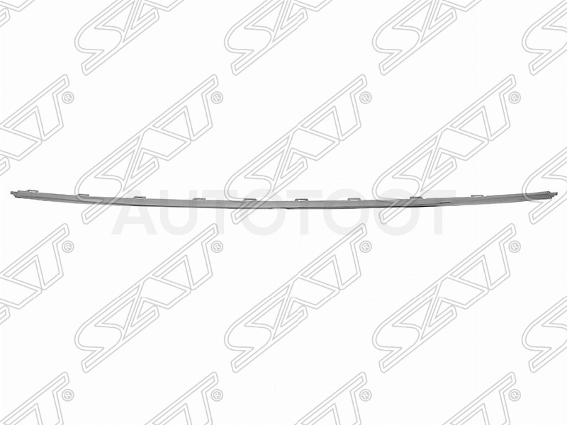 Молдинг заднего бампера центральный (хром) -NSP086RF853835A Nsp для VOLKSWAGEN POLO