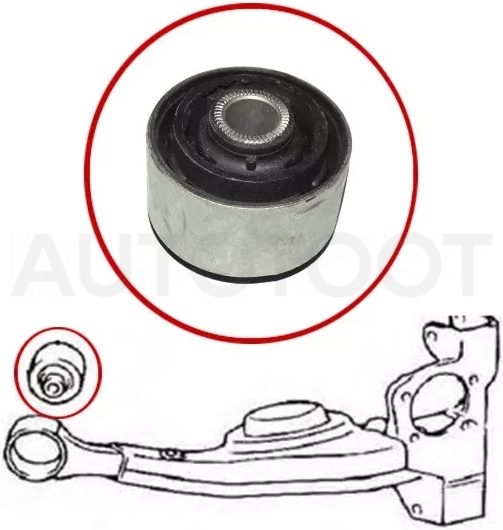 Сайлентблок рычага Toyota RAV4 (CA20) 00-05 - Артикул STSBHTY20019 - Производитель Sat - Фото, Отзывы, Цены