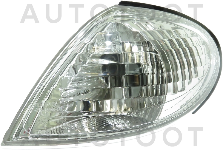 Указатель поворота угловой левый (под 2 ламповую фару) -2151594LAE Depo для NISSAN ALMERA, NISSAN BLUEBIRD SYLPHY