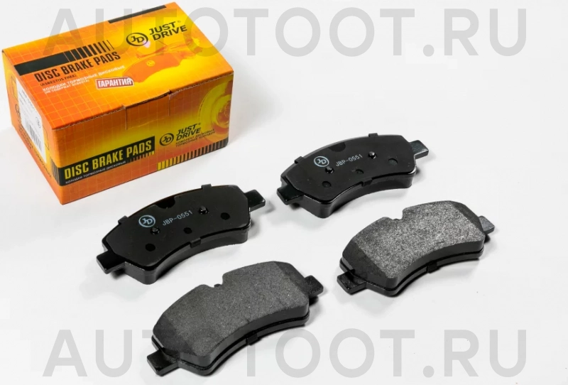 Колодки тормозные дисковые, задние - Артикул JBP0551 - Производитель Just Drive - Фото, Отзывы, Цены