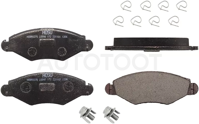 Колодки тормозные (Спереди) Renault Kangoo 97-03 / Citroen Xsara 97-03 - Артикул HSBR0275 - Производитель Hosu - Фото, Отзывы, Цены