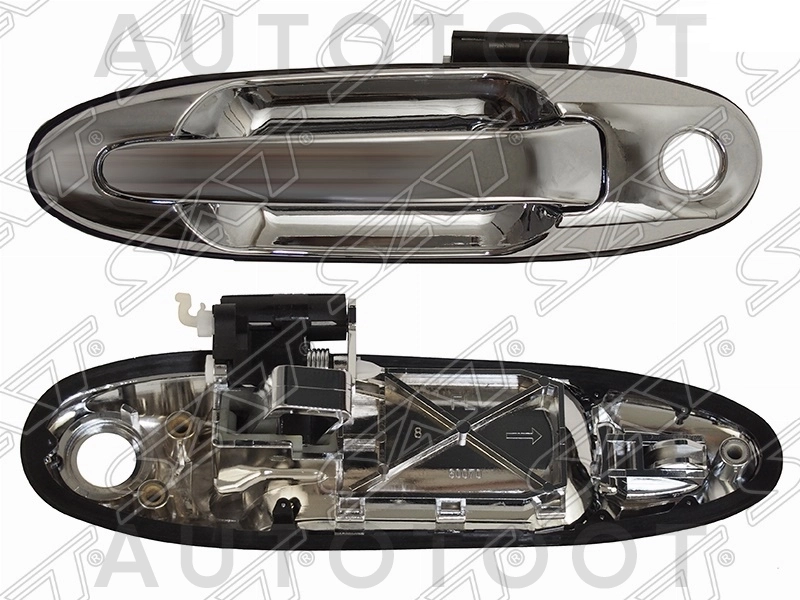 Ручка двери левая передняя хром -  для TOYOTA LAND CRUISER