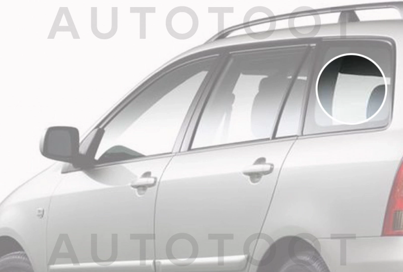 Стекло багажника боковое заднее левое -  для TOYOTA COROLLA FIELDER