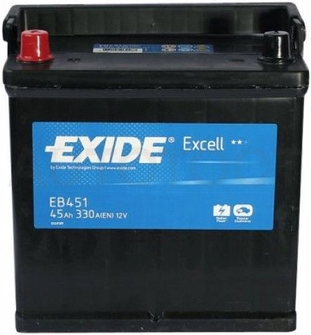 Аккумулятор EXIDE 45Ah 330A прямая полярность(+-)