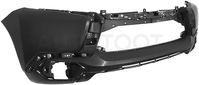 Бампер передний Mitsubishi Pajero Sport 16-21 (Под молдинг(и)/ Под ПТФ)