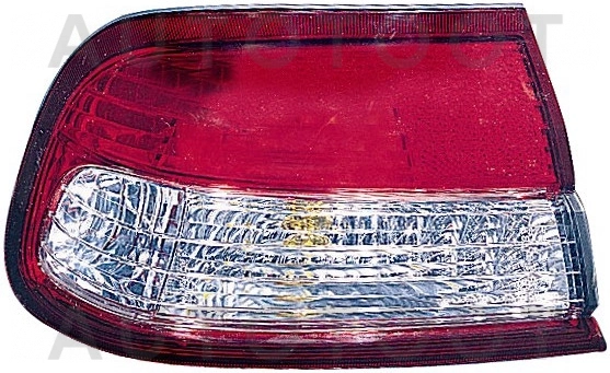Фонарь задний левый (хрусталь, красно-белый) -  для NISSAN MAXIMA, NISSAN CEFIRO