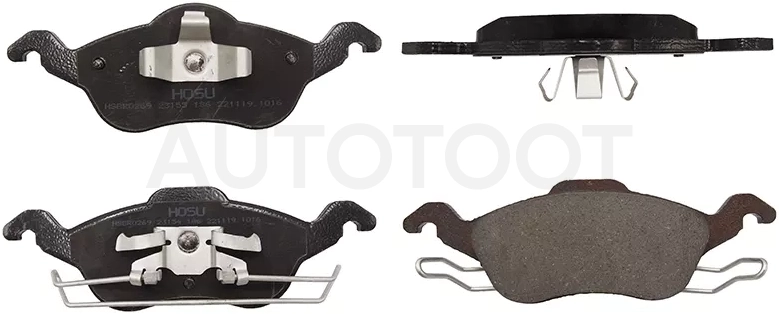 Колодки тормозные (Спереди) Ford Focus 98-04