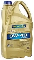 0W-40 Масло моторное RAVENOL SSL 4л ПАО синтетика - Артикул 1111108004 - Производитель RAVENOL - Фото, Отзывы, Цены