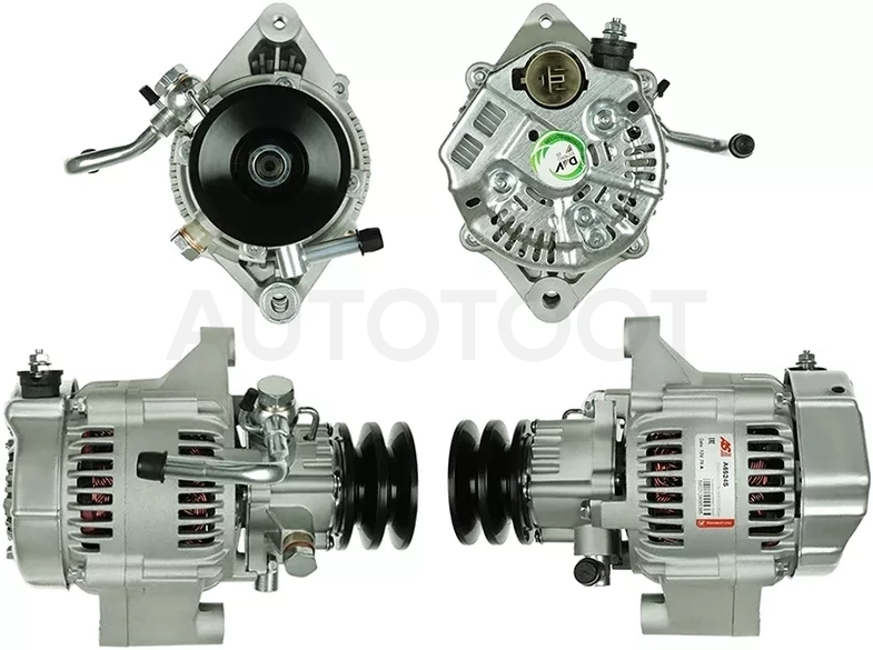 Генератор TOYOTA 4-RUNNER/LAND CRUISER/HI-ACE 2.4TD 89-95 2/3/5L 12V 70A(2 ручека круглая фишка)