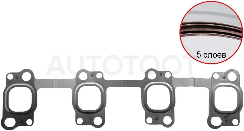 Прокладка выпускного коллектора TOYOTA CALDINA/CARINA/COROLLA/FIELDER/CORONA 1C/2C/2CE/3CE