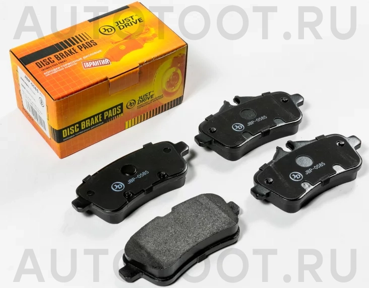 Колодки тормозные дисковые, задние - Артикул JBP0585 - Производитель Just Drive - Фото, Отзывы, Цены