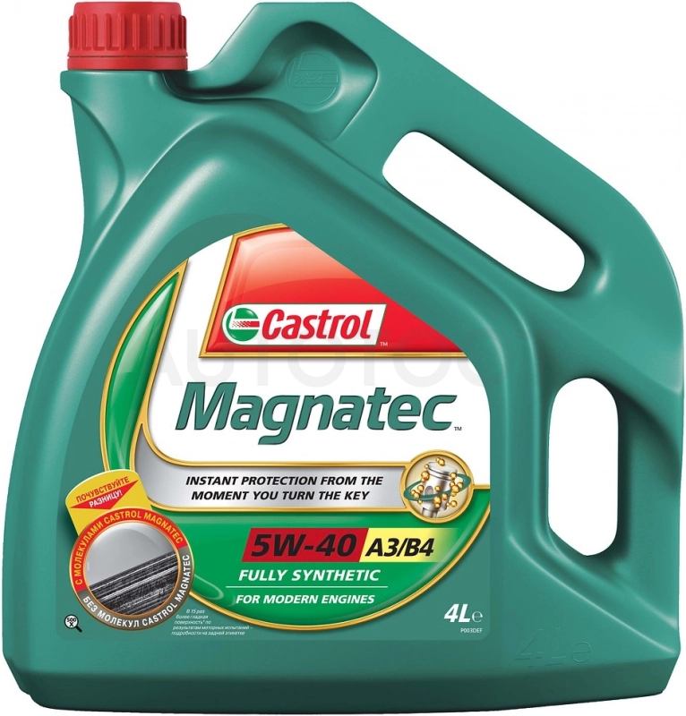 5W-40 А3/В4 4л CASTROL Magnatec NEW Масло моторное синтетическое - Артикул 4008177079948 - Производитель CASTROL - Фото, Отзывы, Цены