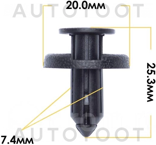 Клипса 11296-AG000 -KJ1465 Masuma для NISSAN ATLAS, NISSAN CUBE, NISSAN GLORIA, NISSAN JUKE, NISSAN MARCH, NISSAN MURANO, NISSAN NOTE, INFINITI FX35/45, INFINITI QX56