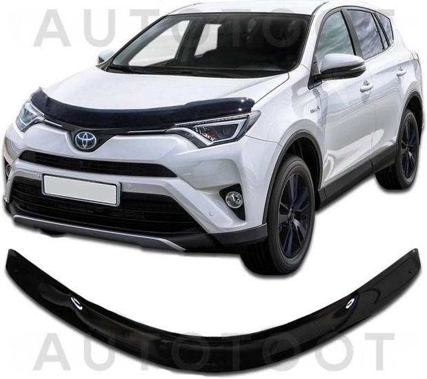 Дефлектор капота (мухобойка) -  для TOYOTA RAV4