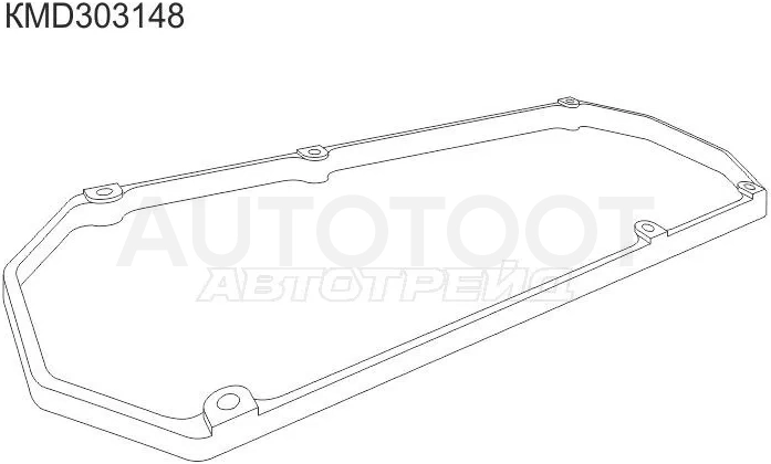 Прокладка клапанной крышки MMC 6G72 SOHC 24V Pajero V#, Delica PD#/PE#/PF#, Diamant F31A/F41A
