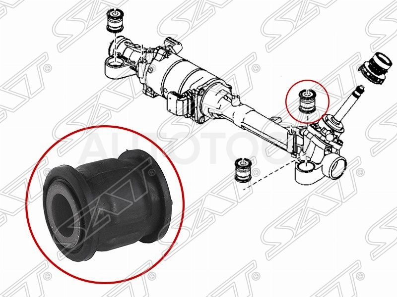 Сайлентблок рулевой рейки -STG33S32124B Sat для MAZDA 6 (ATENZA)