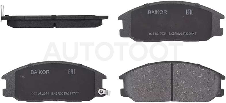 Колодки тормозные (Спереди) Hyundai Santa Fe 00-21 / Grandeur 98-05 / Santa Fe Classic 07-13 / XG 98-05 / SsangYong Actyon 05- / Actyon Sports 06-16 / Kyron 05-16 / Rexton 12-17