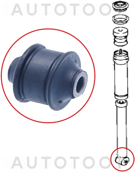 Сайлентблок заднего амортизатора -MAB144 Febest для MITSUBISHI ASX, MITSUBISHI LANCER