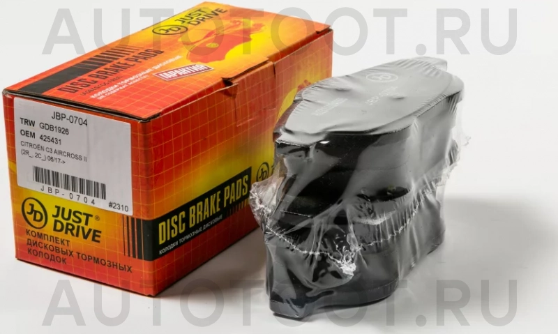 Колодки тормозные дисковые задние GDB1926 - Артикул JBP0704 - Производитель Just Drive - Фото, Отзывы, Цены