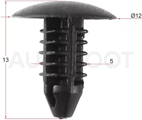 Клипса фиксатор TOYOTA/LEXUS (Продажа по 10шт)