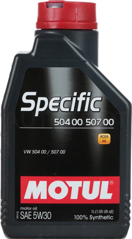 5W-30 Масло моторное синтетическое Specific 504.00-507.00 1л - Артикул 106374 - Производитель MOTUL - Фото, Отзывы, Цены