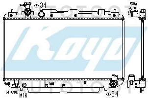 Радиатор охлаждения MT 2L -LRC1922 Luzar для TOYOTA RAV4