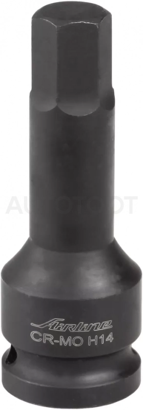 Головка ударная торцевая 1/2"DR внешний шестигранник H14, L=78мм