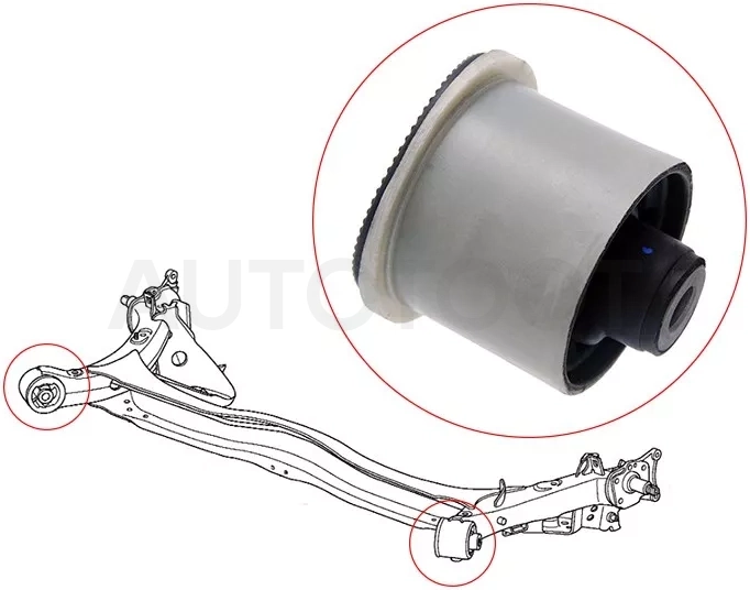 Сайлентблок балки Honda Civic 05-19 / Fit 07-13 - Артикул ST42100SMGE06B - Производитель Sat - Фото, Отзывы, Цены