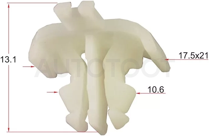 Клипса крепления молдинга VAG (Продажа по 10шт)