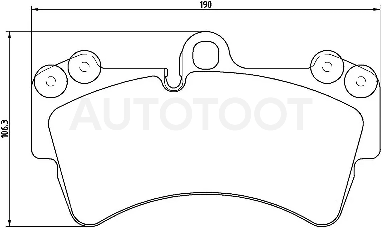 Колодки тормозные (Спереди) Audi Q7 05-15 / Volkswagen Touareg 02-10 - Артикул P85065 - Производитель Brembo - Фото, Отзывы, Цены