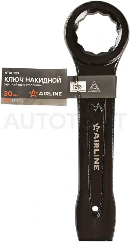 Ключ ударный накидной односторонний 30мм - Артикул ATAH103 - Производитель Airline - Фото, Отзывы, Цены