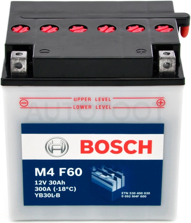 Аккумулятор BOSCH 30Ah 300A обратная полярность(-+)