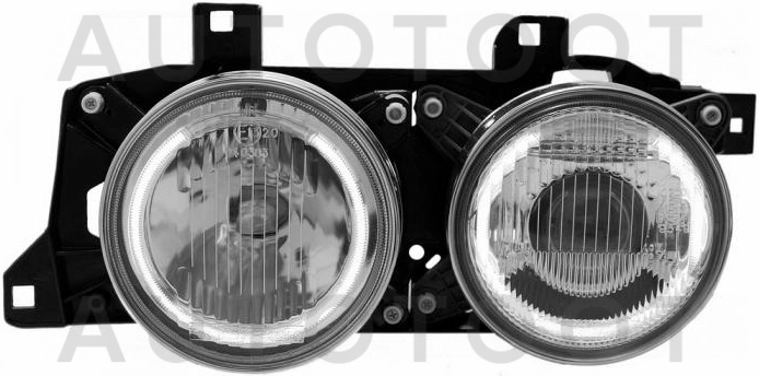 Фара левая (в сборе) -4441114LLDE Depo для BMW 5SERIES, BMW 7SERIES