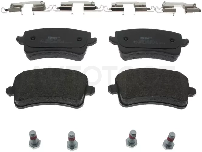 Колодки тормозные (Сзади) Audi A4 08-19 / A5 07-16 / A6 10-18 / A7 10-18