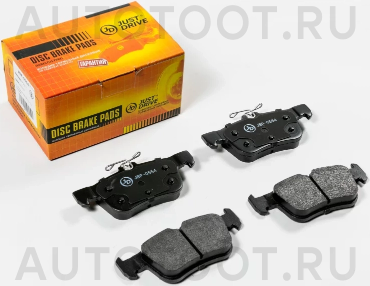 Колодки тормозные дисковые, задние - Артикул JBP0554 - Производитель Just Drive - Фото, Отзывы, Цены